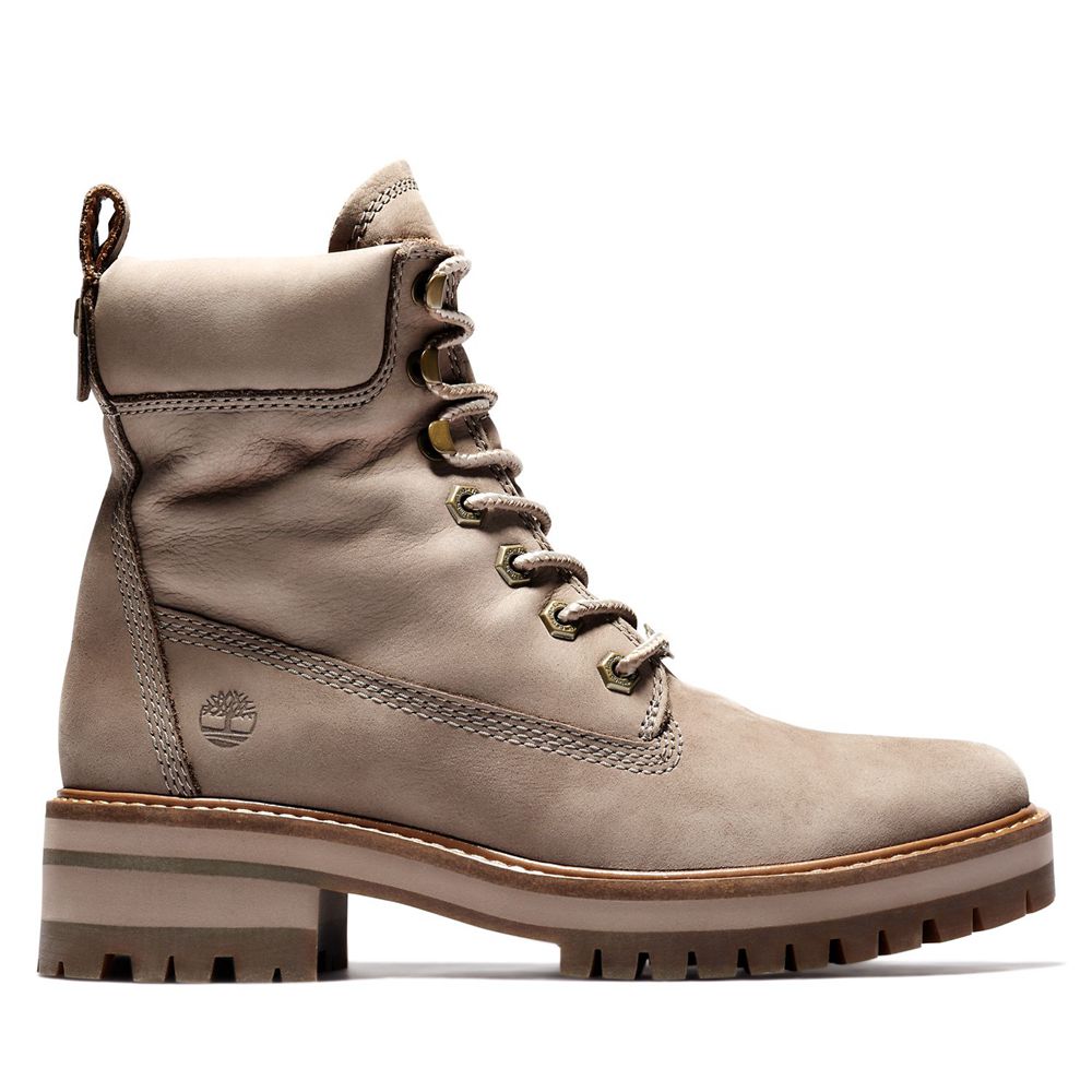 Botas 6-Inch Timberland Argentina Mujer - 6-Inch Courmayeur Valley - Gris - RSNILW-694